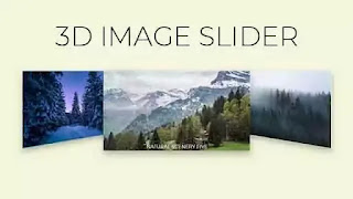 3D Image Gallery using HTML CSS JS