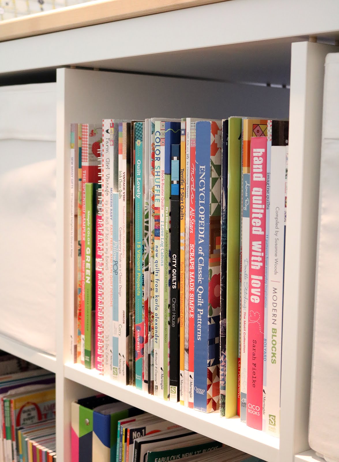 A Bright Corner Sew Organized Part 2 Tips for Storing Patterns, Magazines, and Books