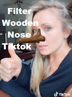 Filter Wooden Nose Tiktok, Disini cara mendapatkannya