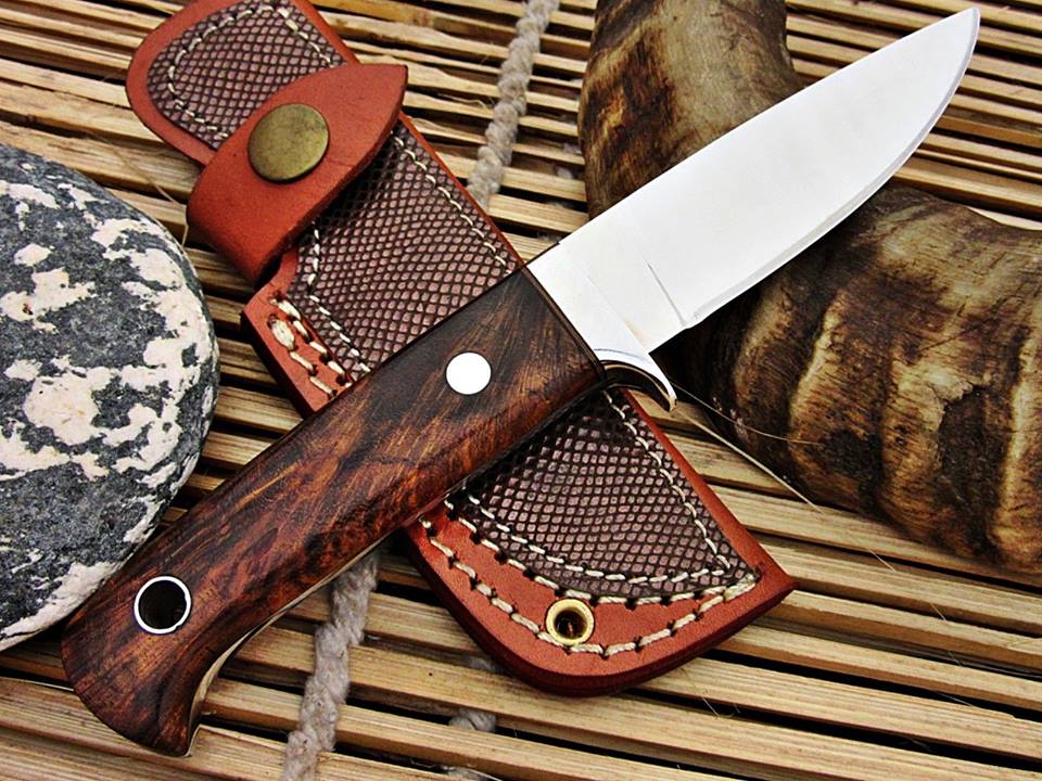 Fixed blade 7" Stainless steel Hunting knife is completely custom hand...