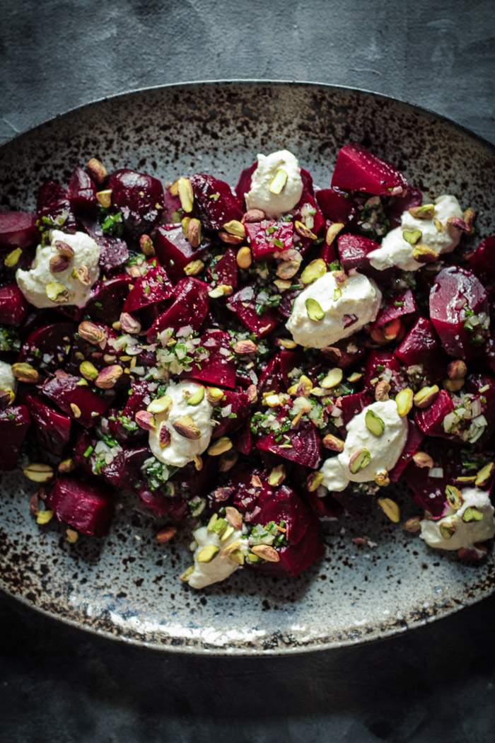 Die Glücklichmacherei: Der Mann kocht 〖Rote Rüben Salat mit Kren und ...