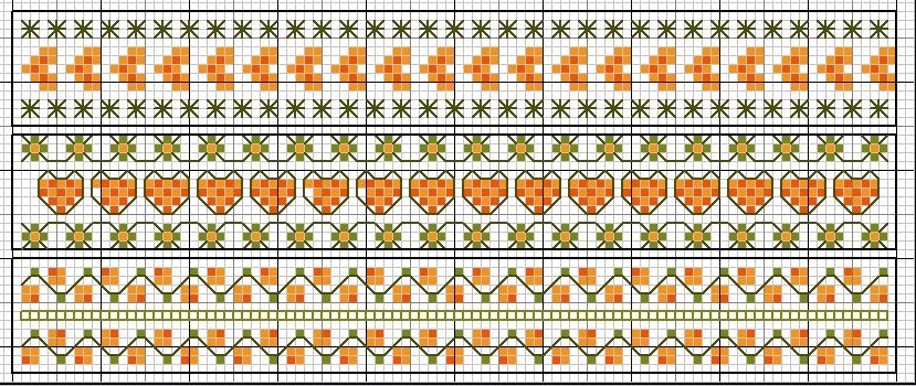 Бордюр схема. Бордюры для вышивания геометрические. Вышивка крестом бордюр осенний. Вышивка бордюр геометрия. Схемы вышивки бордюров шириной 5 см.