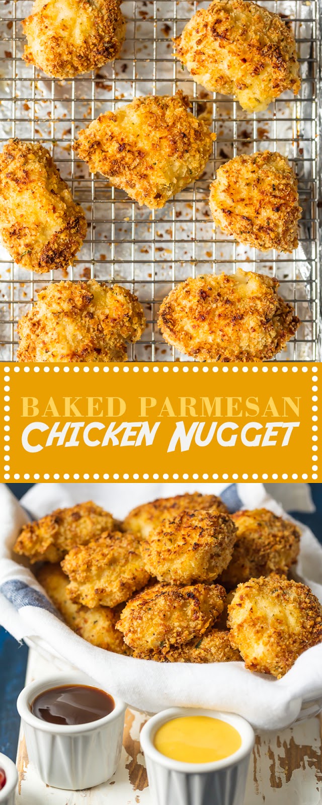 BAKED PARMESAN CHICKEN NUGGETS BAKED PARMESAN CHICKEN NUGGETS