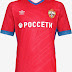 Umbro lança as novas camisas do CSKA Moscou