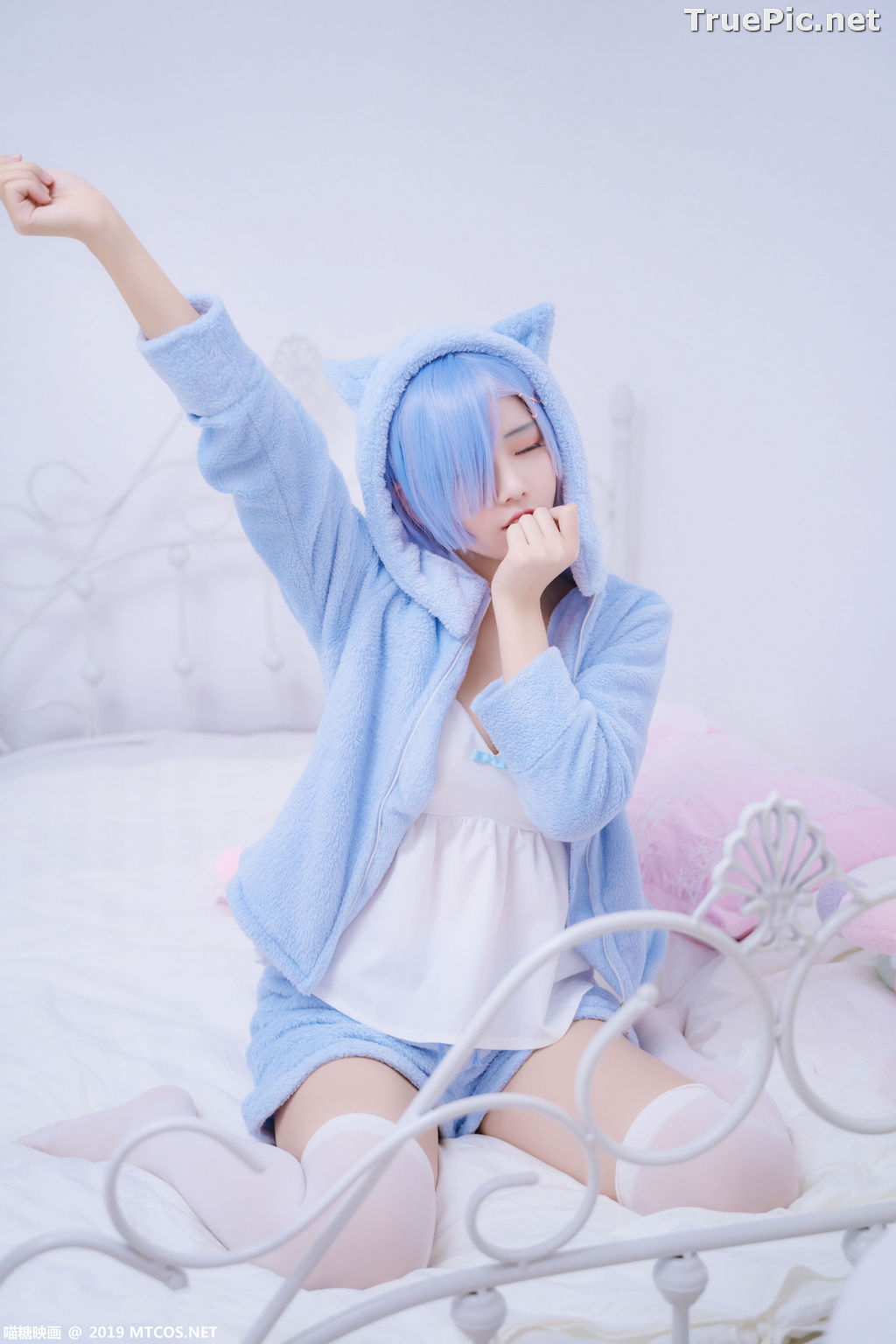 Image [MTCos] 喵糖映画 Vol.043 – Chinese Cute Model – Sexy Rem Cosplay - TruePic.net - Picture-28