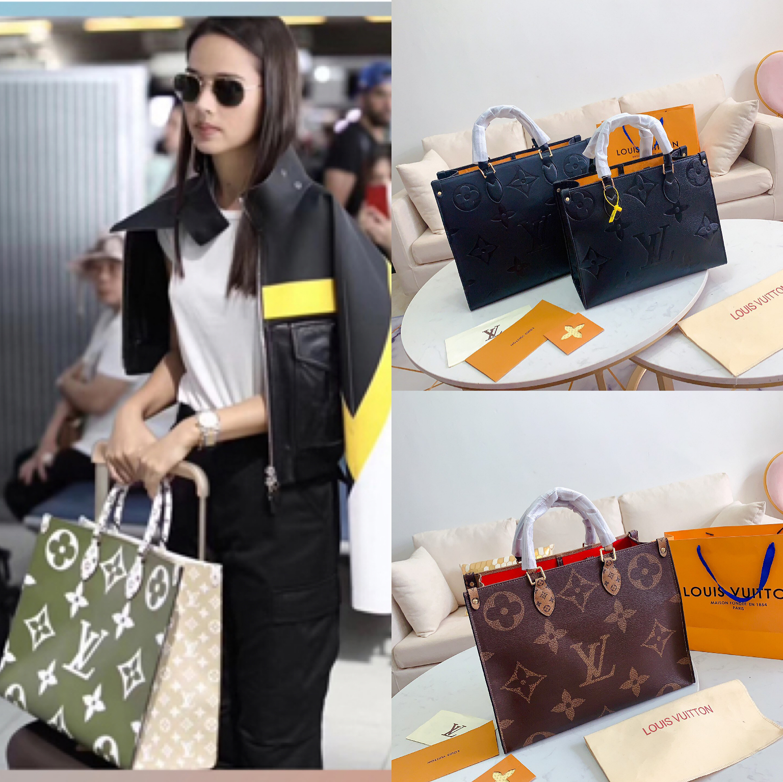 Shop Louis Vuitton 2022-23FW Onthego gm (M44925) by SolidConnection