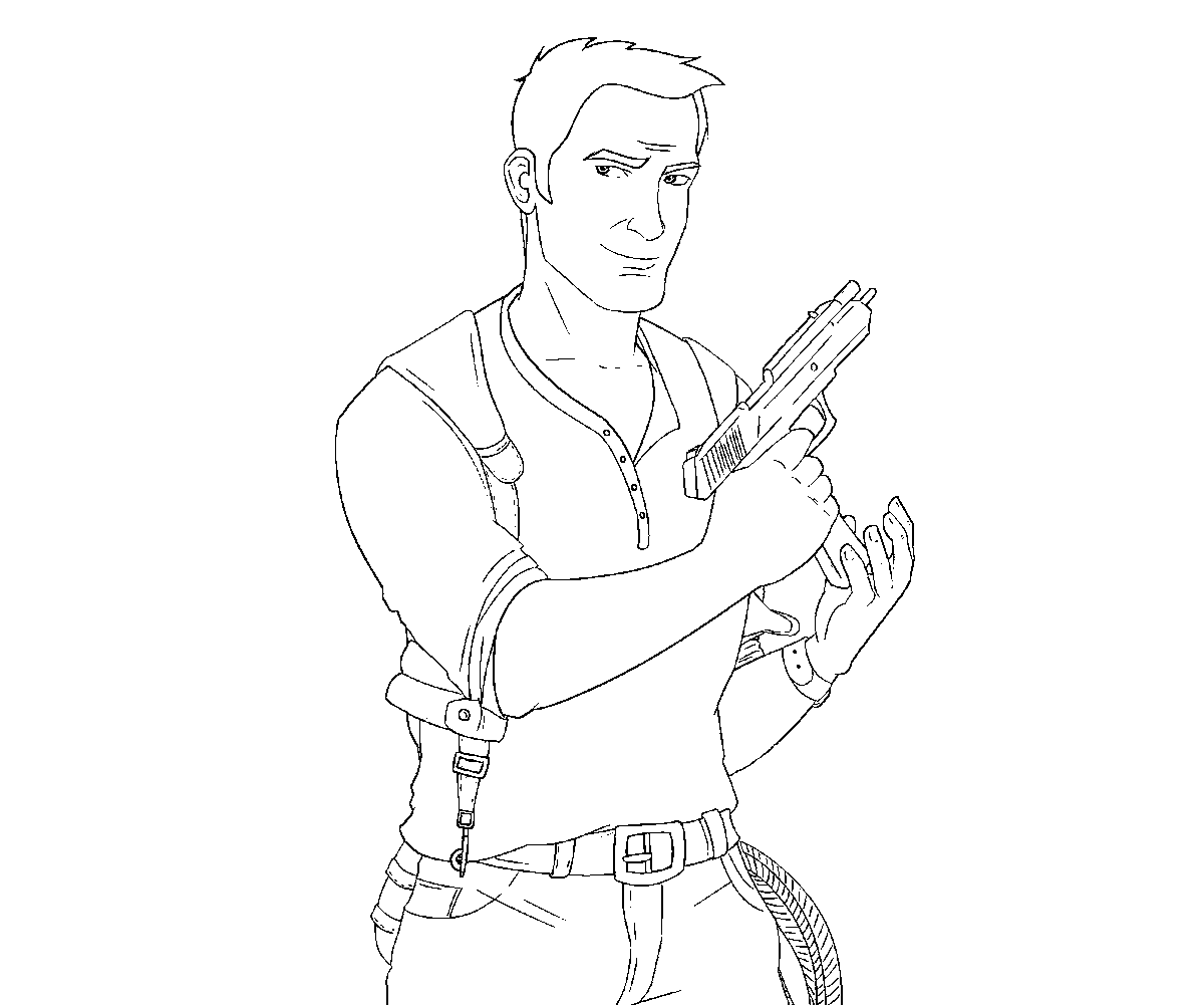 uncharted 3 coloring pages - photo #1