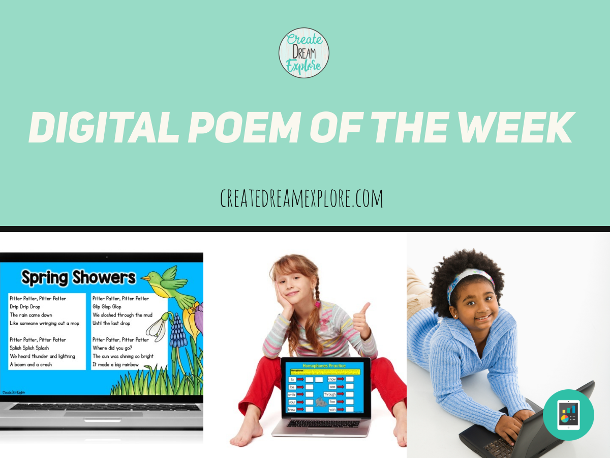 Digital Poem of the Week Create Dream Explore