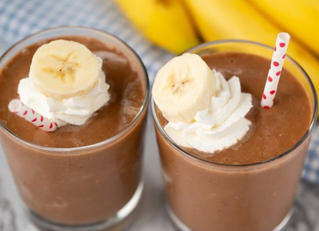 Banana Nutella Smoothie #drinks #smoothie