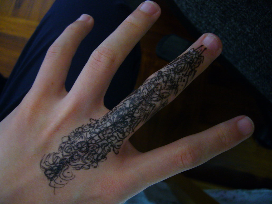 Inside Finger Tattoos Tumblr