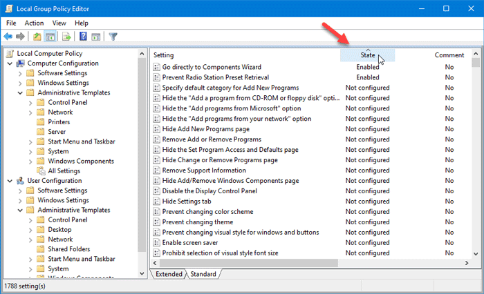 วิธีตรวจสอบ Group Policy ที่ใช้กับคอมพิวเตอร์ Windows 10