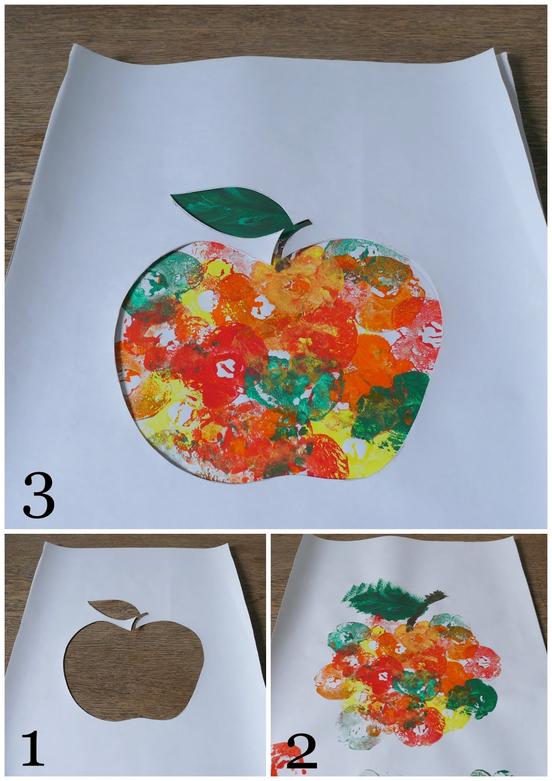 gk kreativ: Apfeldruck, ein Spaß für Groß und Klein