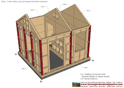 shed plans coop chicken combo gambrel garden roof office sheds construction homegardendesignplan slope