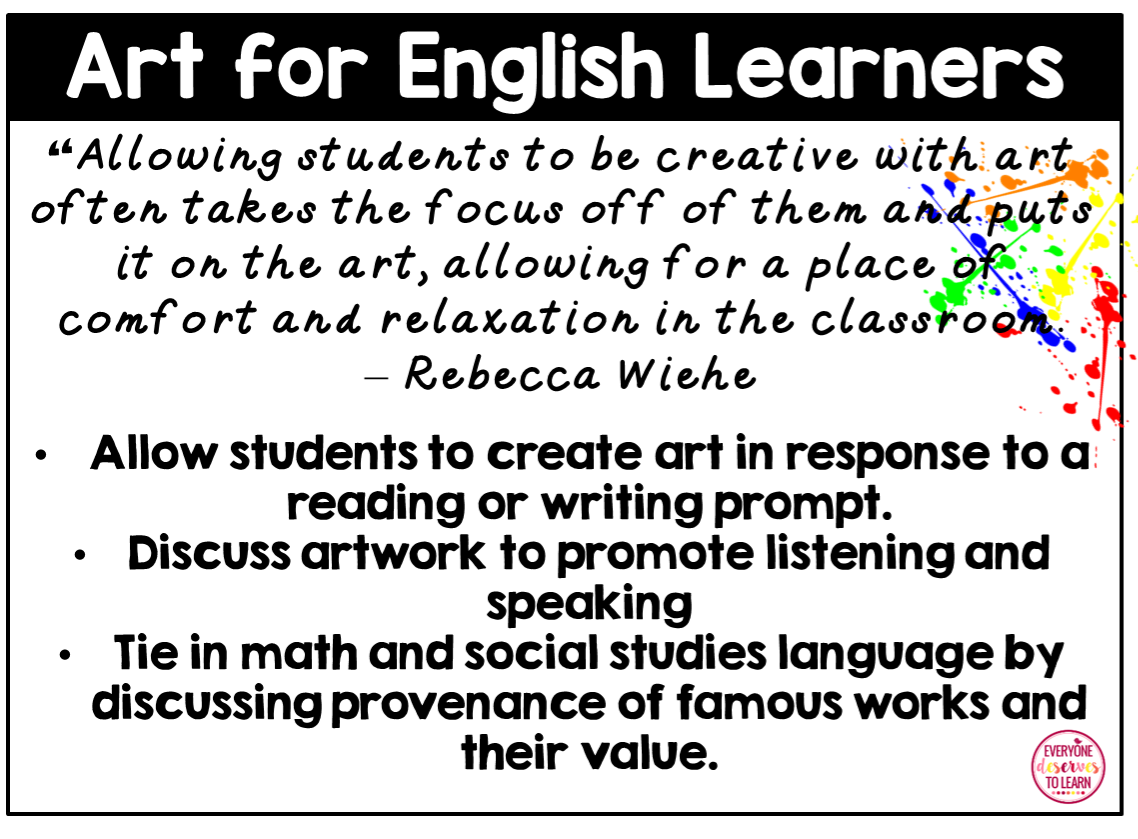 3 Ways to Use Art in the Classroom Everyone Deserves to Learn