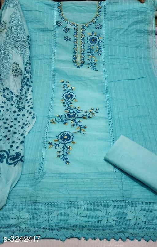 Dress Materials: Cotton ₹840/- free COD WhatsApp +919730930485