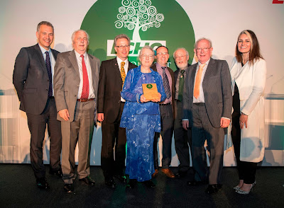 The Butterfly Park team receiving the Liverpool Echo Environment Award