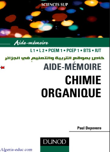 Télécharger Livre pdf Aidemémoire de chimie organique