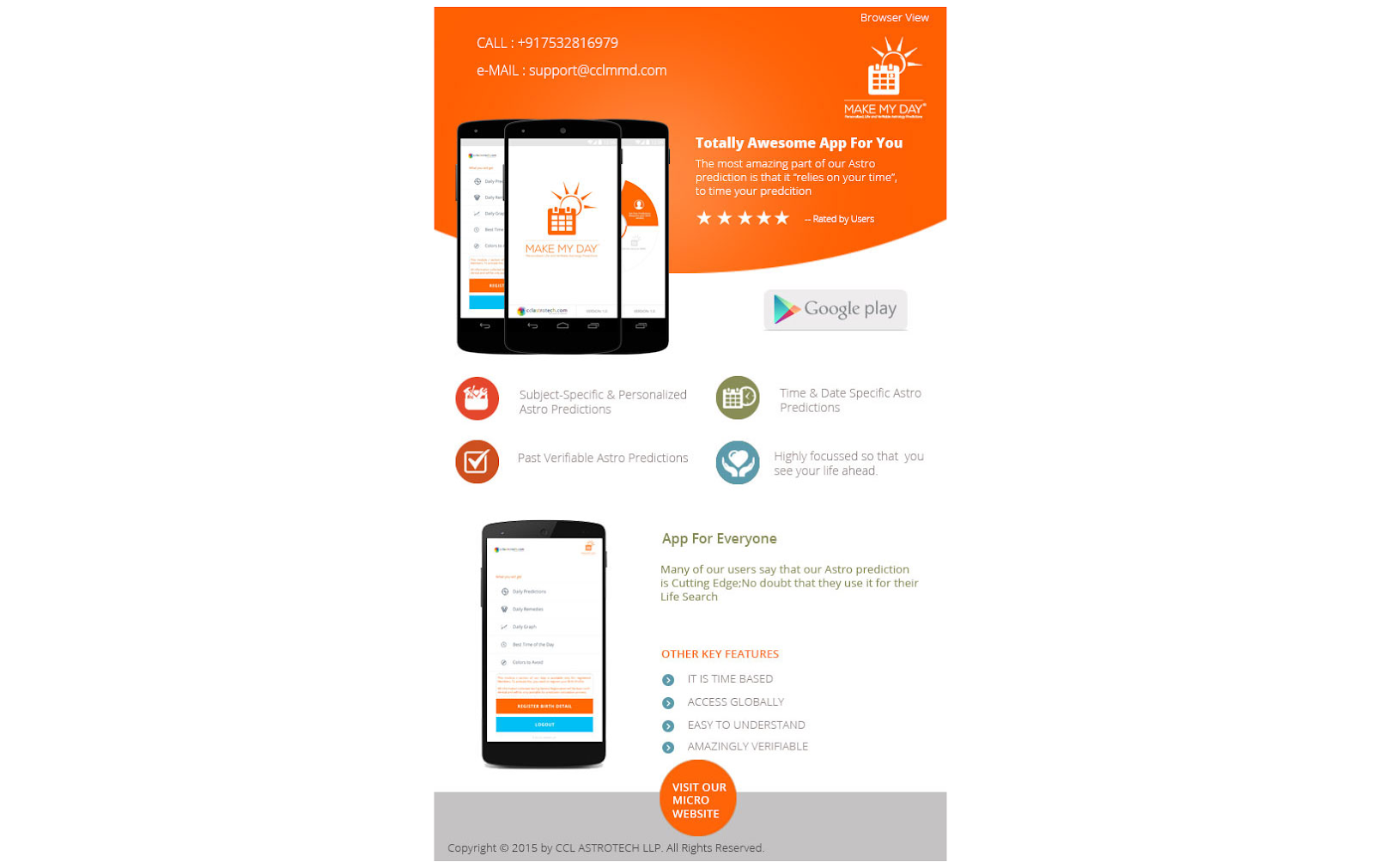 Mobile app marketing newsletter Vinuth Designs