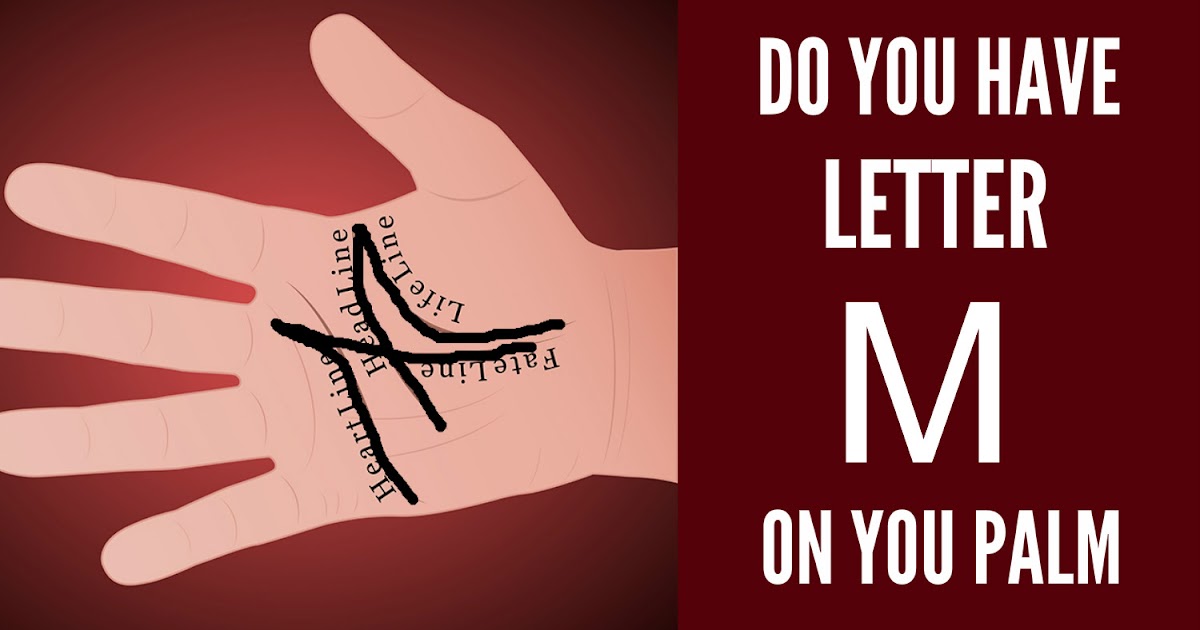 Awesome Quotes Do you have Letter M on your Palm