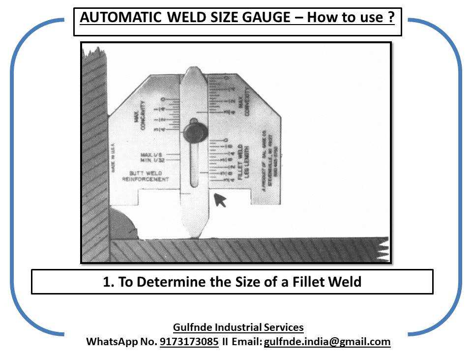What Is Automatic Weld Size Gauge and How Do I Use It? Welding Guage