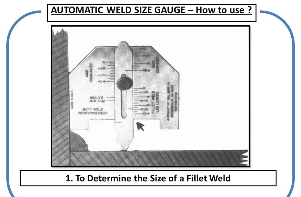 What Is Automatic Weld Size Gauge and How Do I Use It? Welding Guage