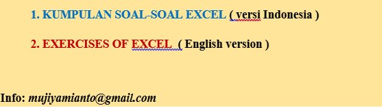 Latihan Soal Excel Pivot Tabel
