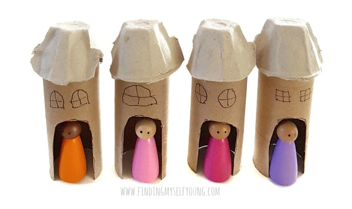toilet paper roll dolls