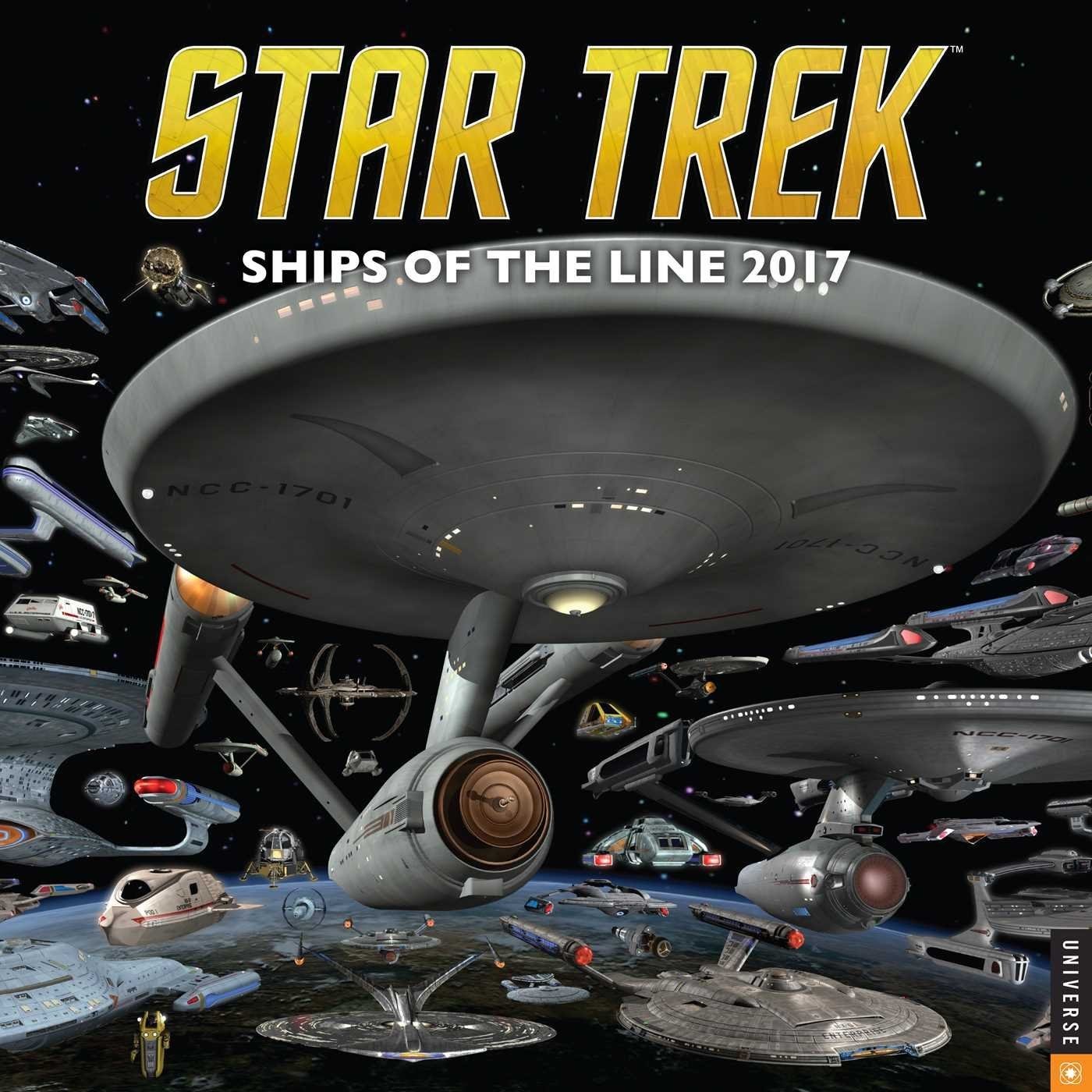moe ledematen Fitness Trek Collective Lists: 2017 Star Trek calendars