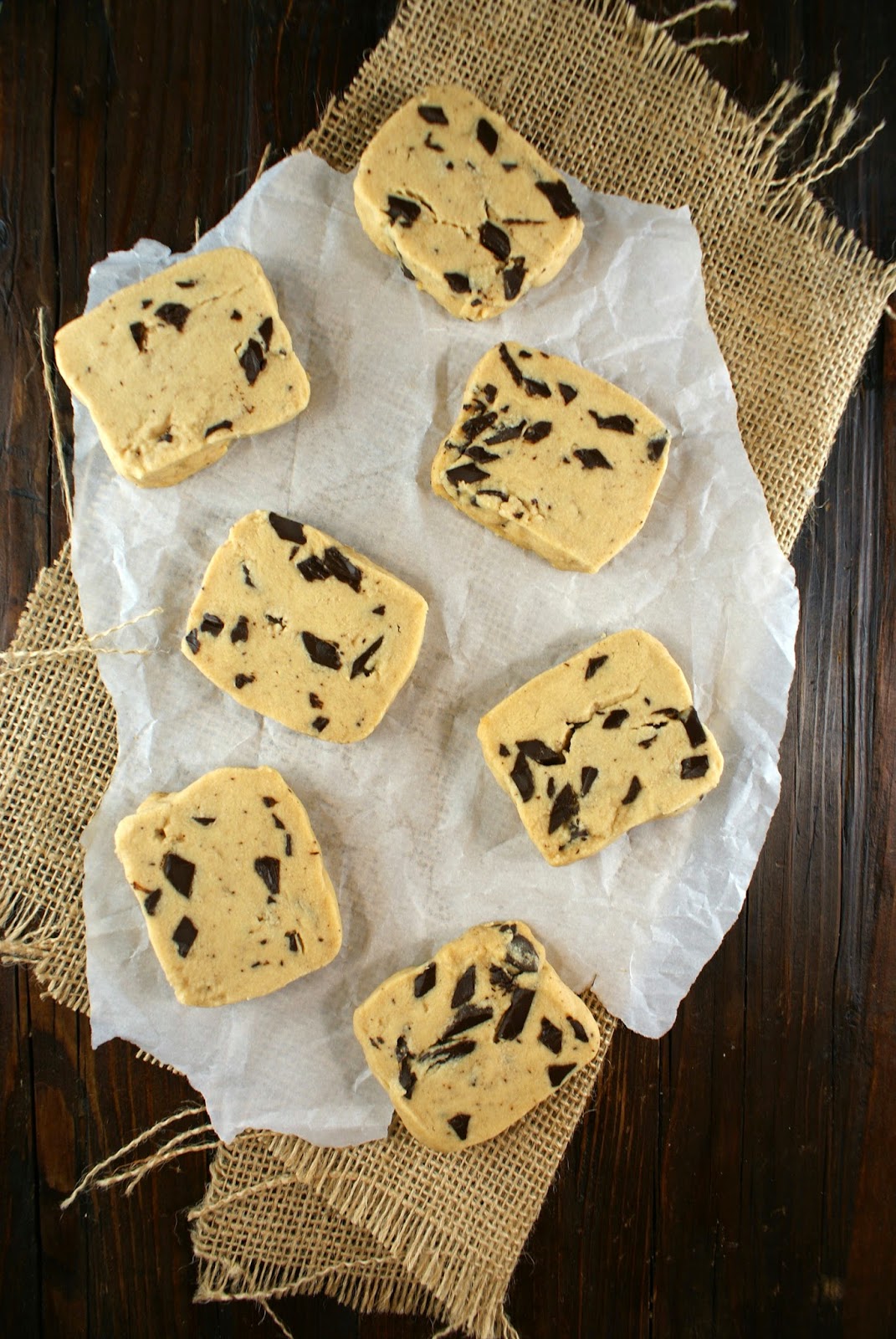 Authentic Suburban Gourmet Peanut Butter Chocolate Chip Shortbread Cookies Secret Recipe Club