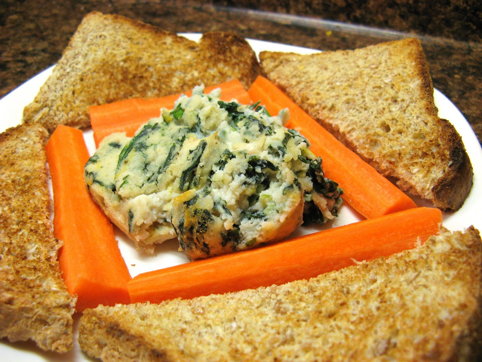 The WellFed Newlyweds Warm Spinach and White Bean Dip