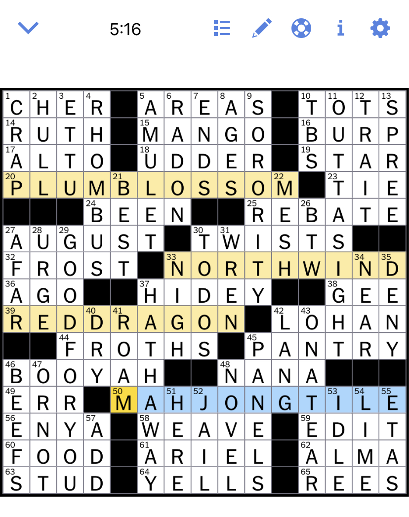 The New York Times Crossword Puzzle Solved Moday s New York Times 