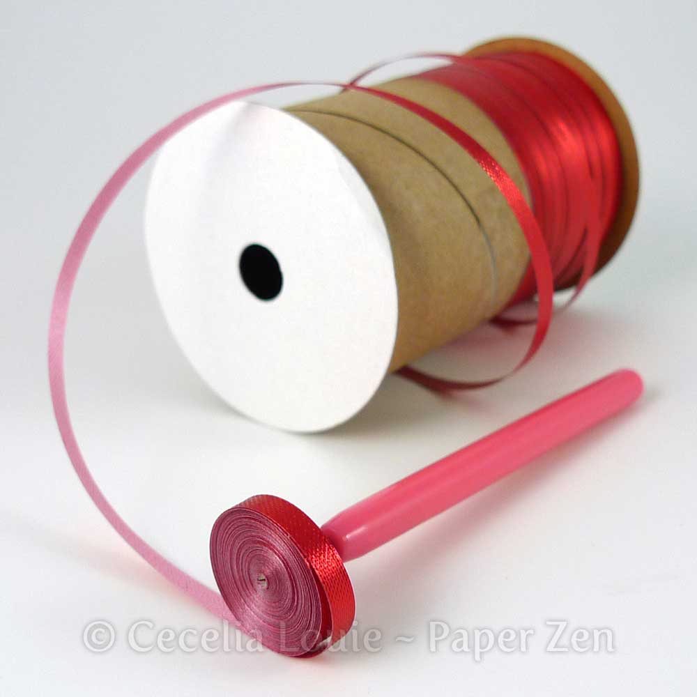 to Paper Zen Cecelia Louie Quilling Ribbon A Space Saving Tip