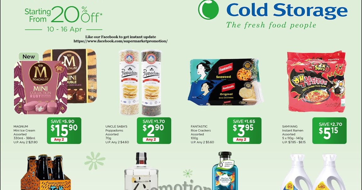 Cold Storage Weekly Promotion Ad 10 16 April 2020 Supermarket