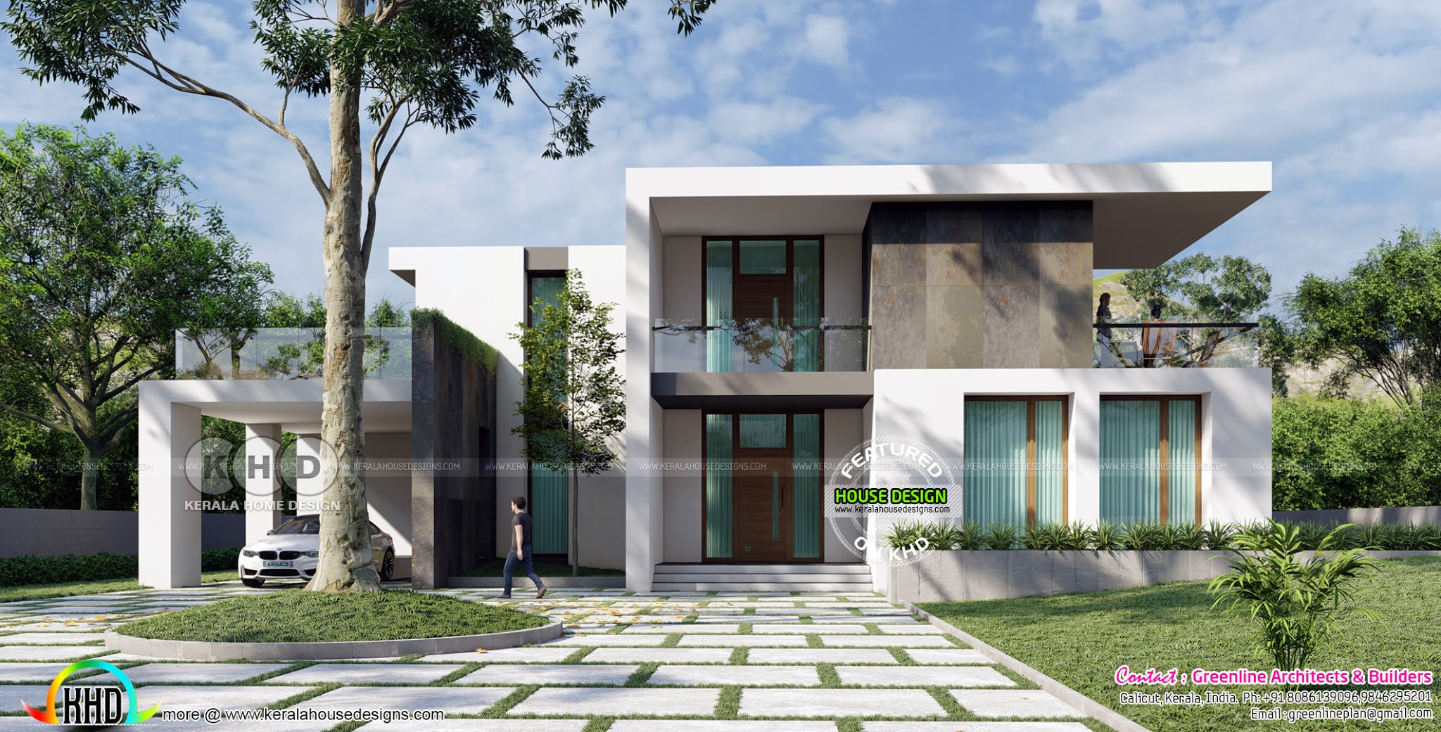 5 bedroom luxury house plan in 5000 sq-ft - Kerala home design and floor  plans - 9000+ houses