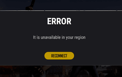not available in your region