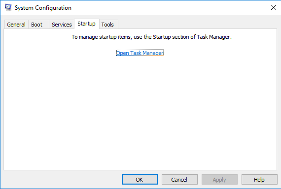 open task manager