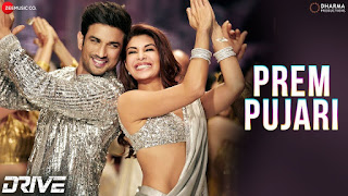 Prem Pujari Lyrics in Hindi from Netflix film Drive starring Jacqueline Fernandez & Sushant Singh Rajput