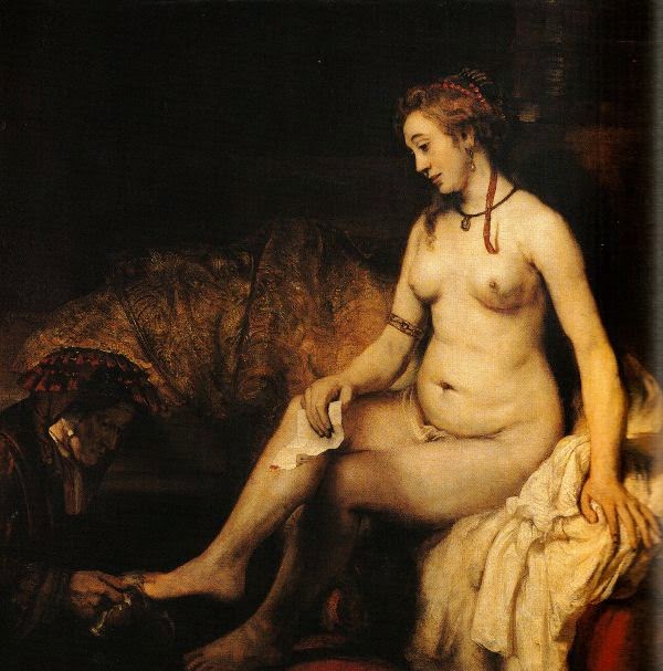 Bethsabée au bain de Rembrandt, 1654