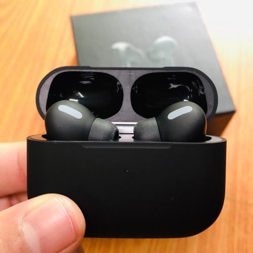 [MÀU ĐEN] Tai nghe Airpods Pro check Seting vi trình 3 rep 11 Màu đen