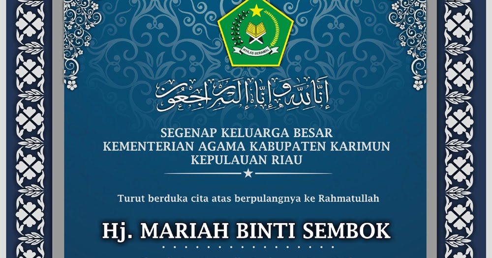 Ucapan Turut Berduka Cita Cdr - Forex Idn