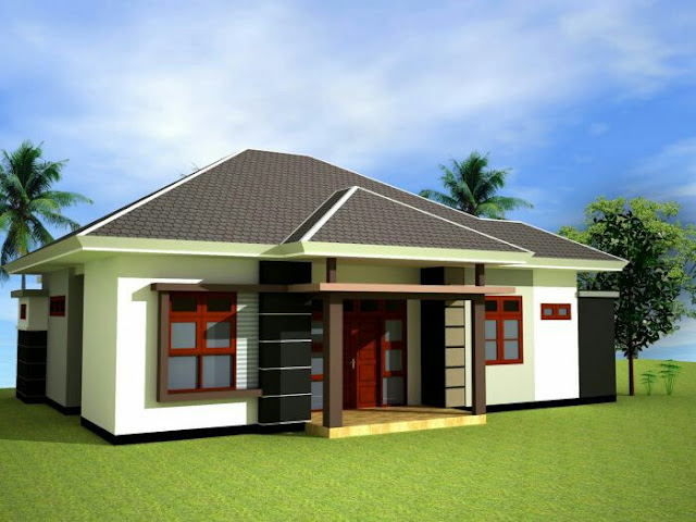 simple village house design picture