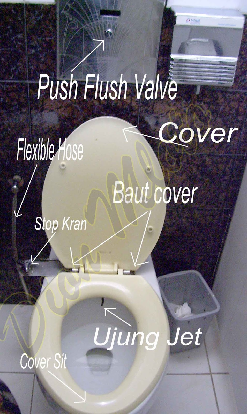 Cara Pasang Pembilas Kloset Duduk Jet Washer TGB