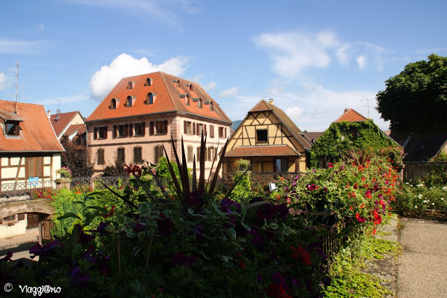 Scorcio della bella cittadina di Bergheim