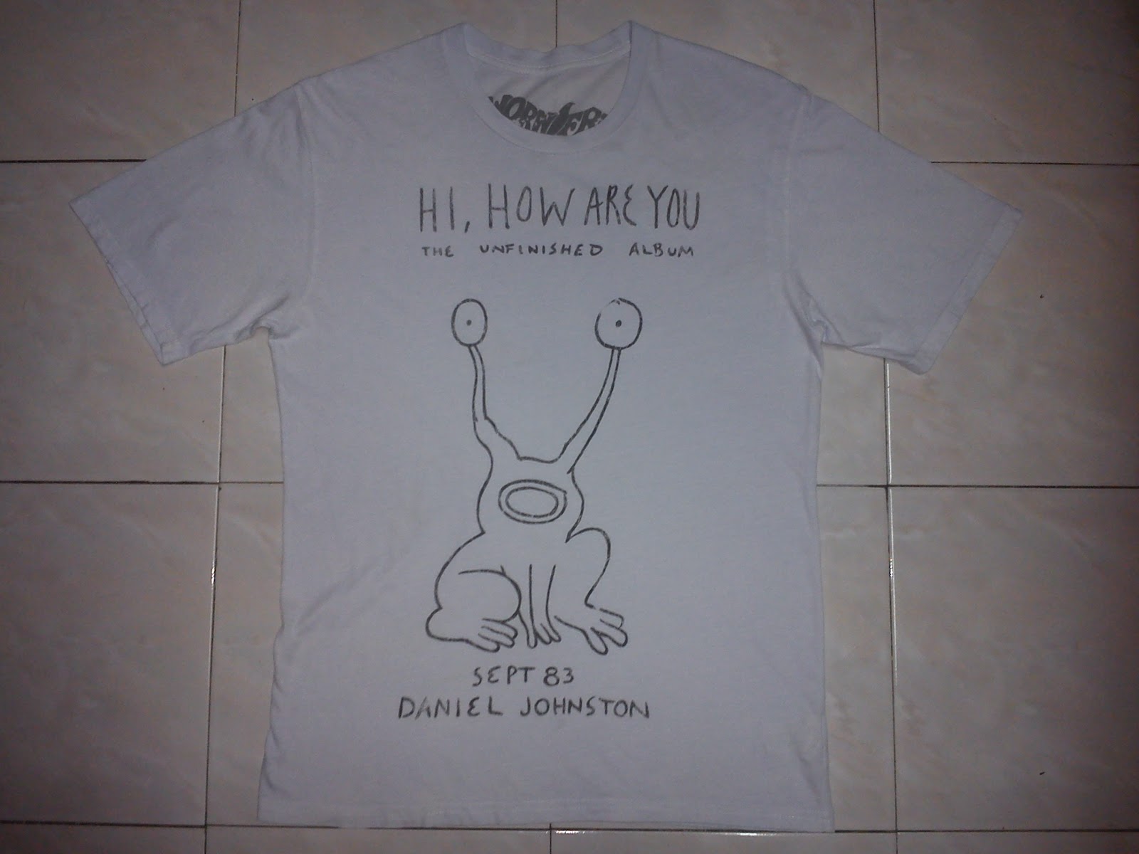 Hi How are You Daniel Johnston T-shirt voor heren