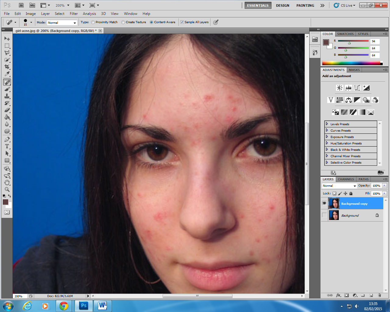 Photography AO2 Task (Spot Healing Brush)