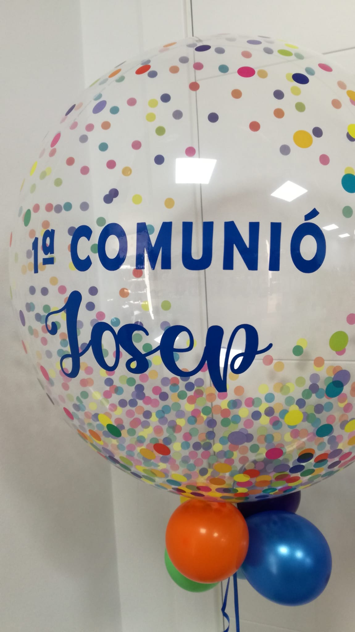 Decoracion para primera comunion/decoracion con globos para Fiesta/BALLOON  garland. 