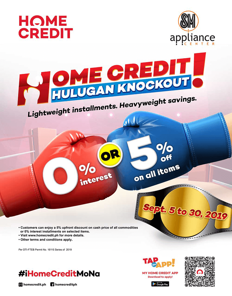 Home Credit announces "Hulugan Knockout" promo!