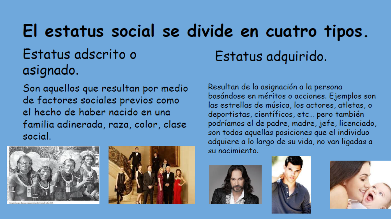 Blog del Lic. Eddi Zavala Mendoza SOCIOLOGÍA. ESTATUS SOCIAL