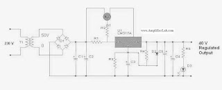 world technical: 40 v 2A Power Supply Circuit