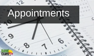 Appointments on 5th March 2021